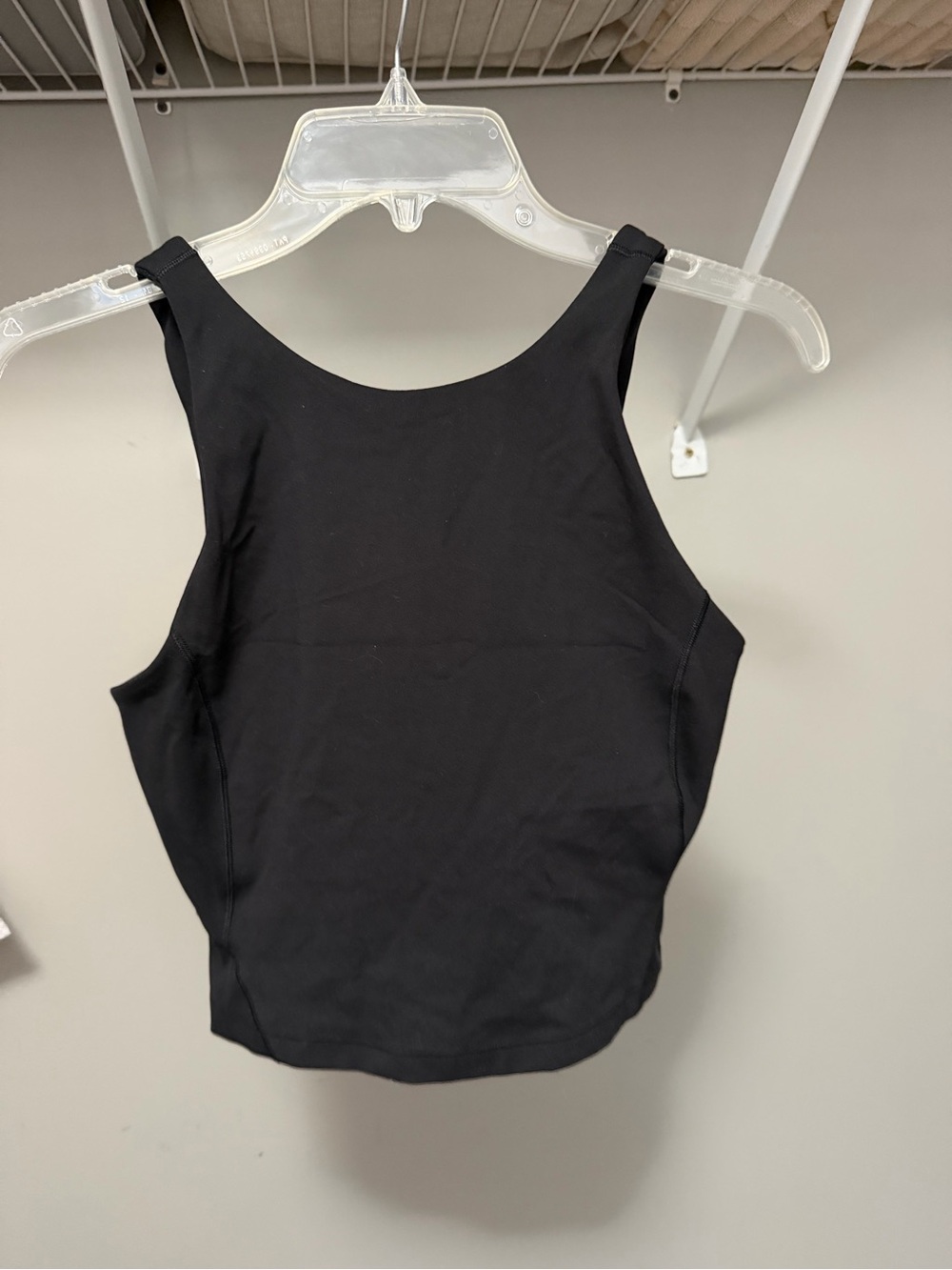 lululemon athletica Black high neck Scoop-Back Tank Top Align